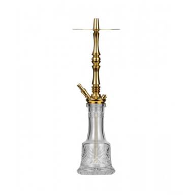 Кальян Moze Tradi Gold L with bowl cut large with mouthpiece Felix Shop
