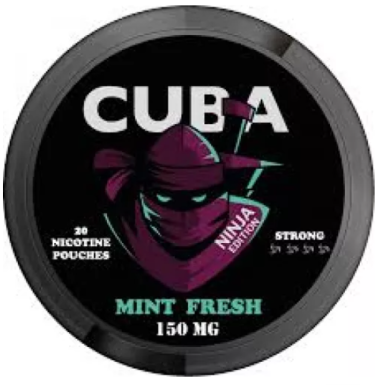 Снюс Cuba Ninja Mint Fresh 150 mg/g (Мятный Фреш) Felix Shop