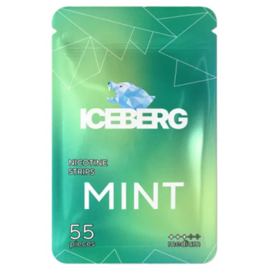 Снюс Iceberg Nicotine Strips Mint 55 strips (Мята) Felix Shop