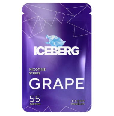 Снюс Iceberg Nicotine Strips Grape 55 strips (Виноград) Felix Shop