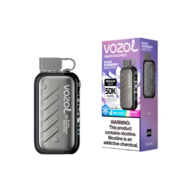 Электронная сигарета Vozol Gear 50000 Black Raspberry Smoothie (Чёрная Малина Смузи) Felix Shop