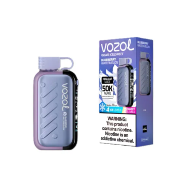 Электронная сигарета Vozol Gear 50000 Blueberry Watermelon (Черника Арбуз) Felix Shop