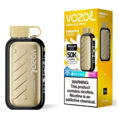 Электронная сигарета Vozol Gear 50000 Pineapple Squish (Ананас) Felix Shop