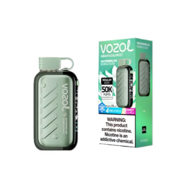 Электронная сигарета Vozol Gear 50000 Watermelon Bubble Gum (Арбуз Жевательная Резинка) Felix Shop